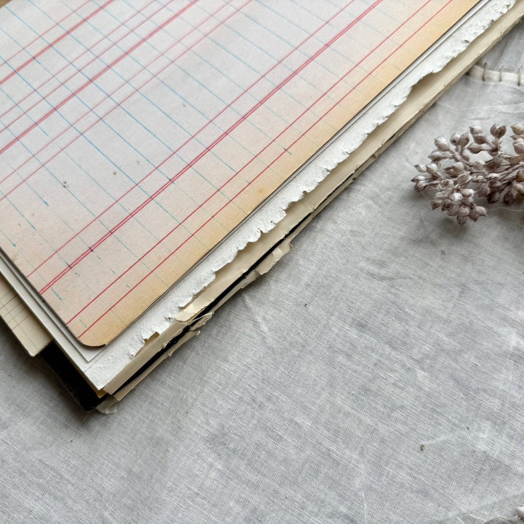 Vintage Mixed Media Journal- 9x12 inch Art Journal