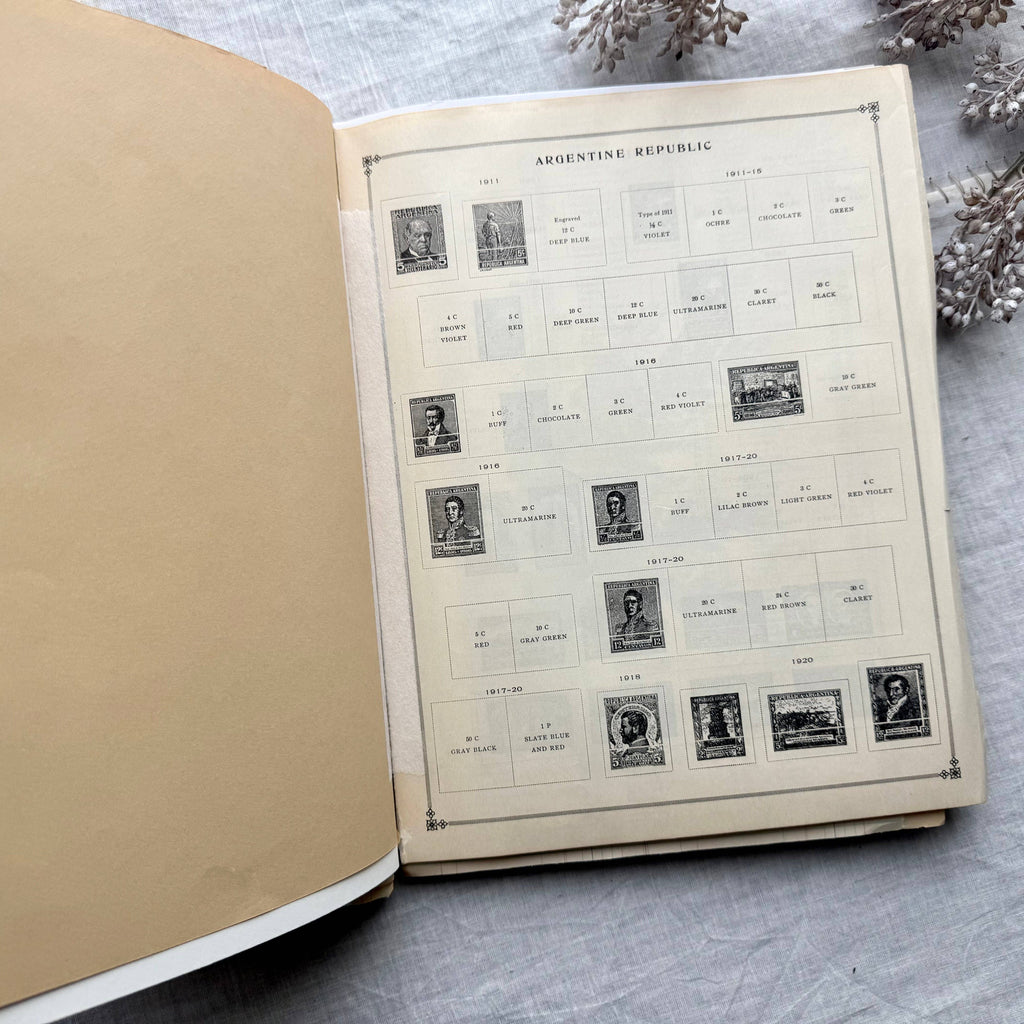 Vintage Mixed Media Journal- 9x12 inch Art Journal