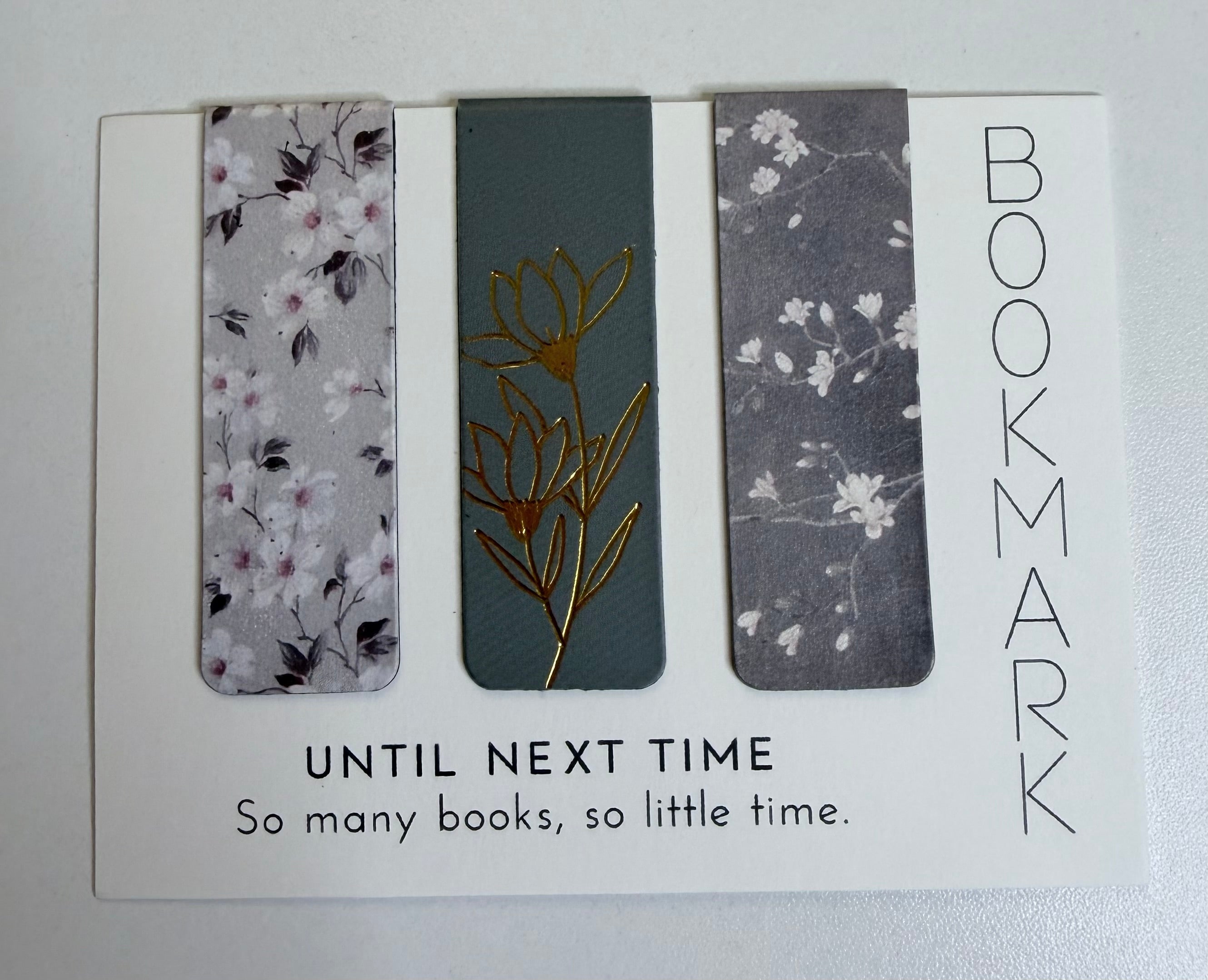 Floral Magnetic Bookmarks (Set of 3)