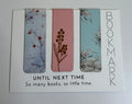Floral Magnetic Bookmarks (Set of 3)