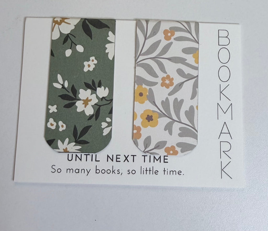 Floral Magnet Bookmarks