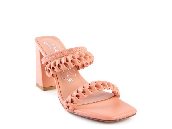 ARNIE BRAIDED BLOCK HEELED SLIDER SANDALS - RaeLynns Boutique