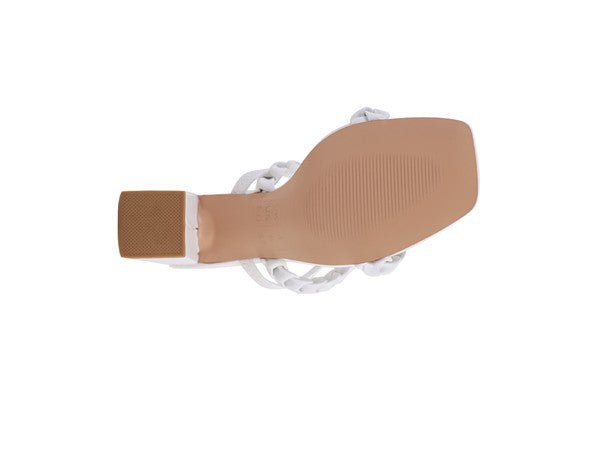 ARNIE BRAIDED BLOCK HEELED SLIDER SANDALS - RaeLynns Boutique