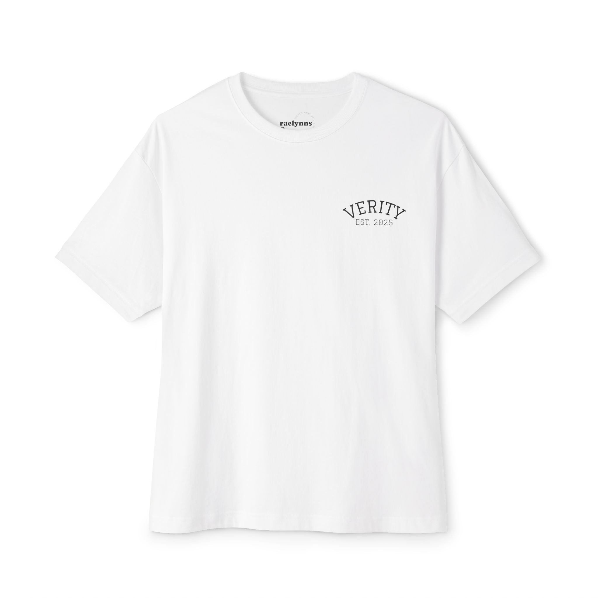 Boxy Tee — “God’s Word” Faith Graphic Oversized T-Shirt - RaeLynns Boutique