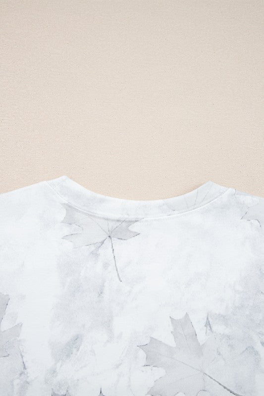 Camo Abstract Top and Elastic Waist Short Set - RaeLynns Boutique