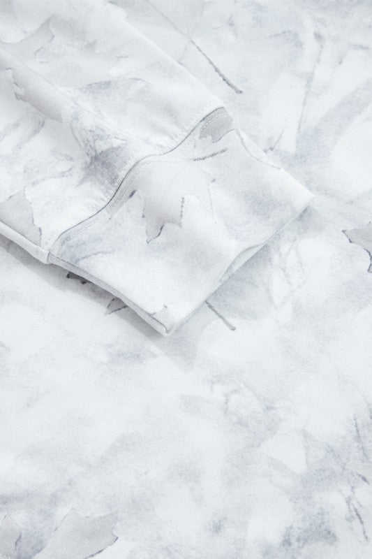 Camo Abstract Top and Elastic Waist Short Set - RaeLynns Boutique