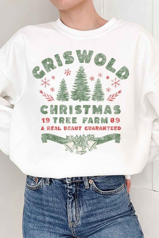 Christmas Tree Farm Graphic Sweatshirt - RaeLynns Boutique