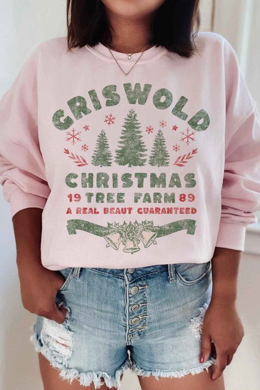 Christmas Tree Farm Graphic Sweatshirt - RaeLynns Boutique