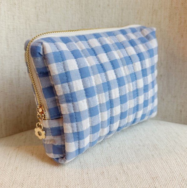 Color Parade Gingham Cosmetic Case - RaeLynns Boutique
