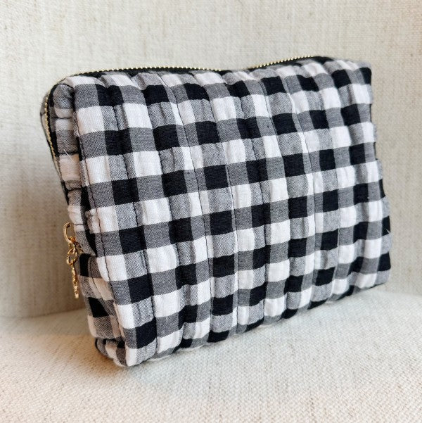Color Parade Gingham Cosmetic Case - RaeLynns Boutique