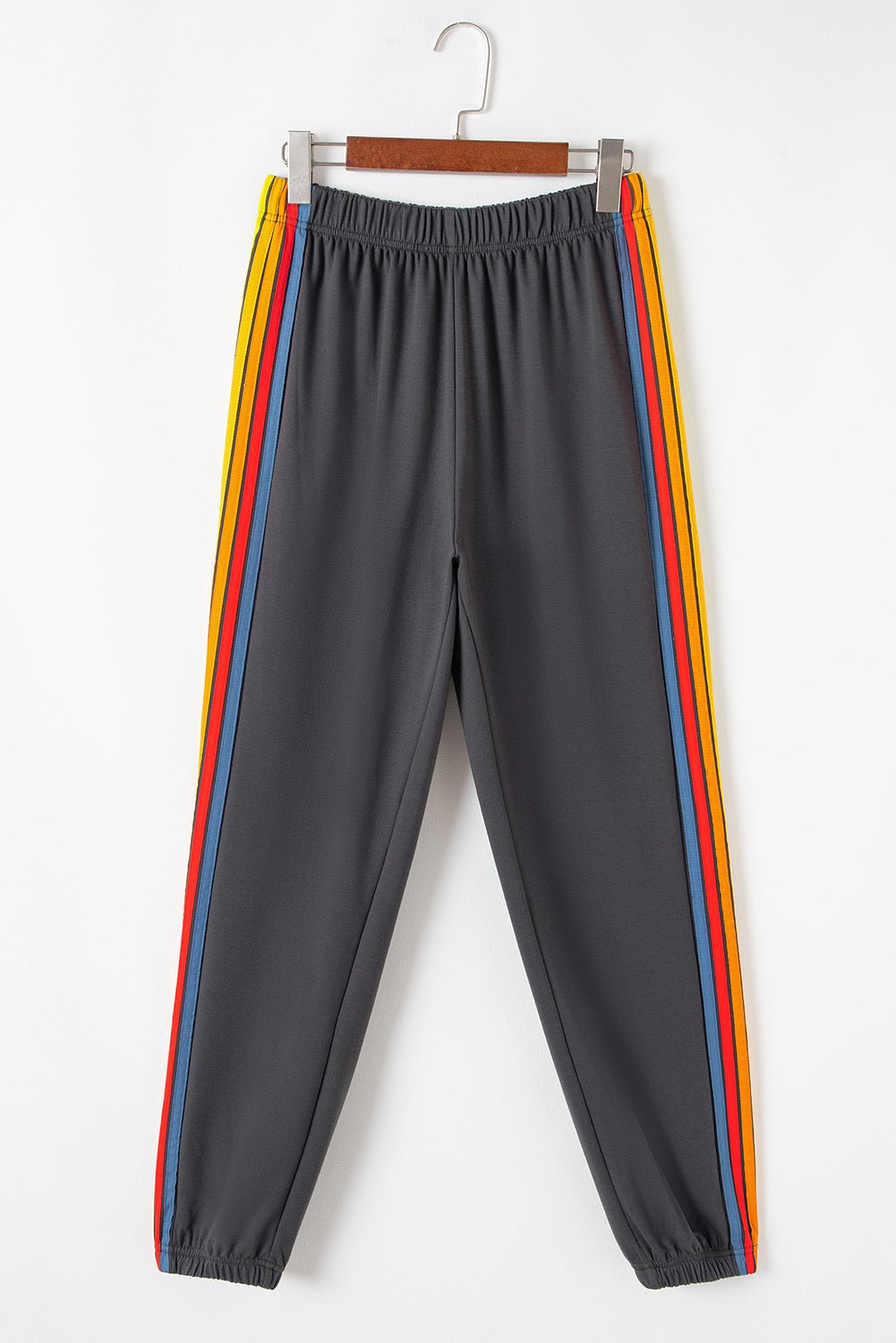 Dearlove Dark Grey Counting Rainbows High Waist Sweatpants - Raelynns&Co
