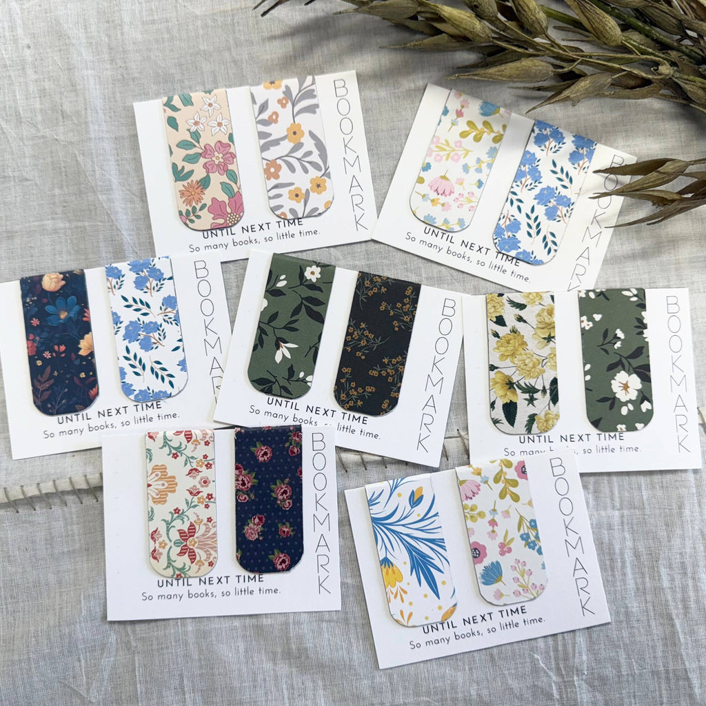 Floral Magnet Bookmarks