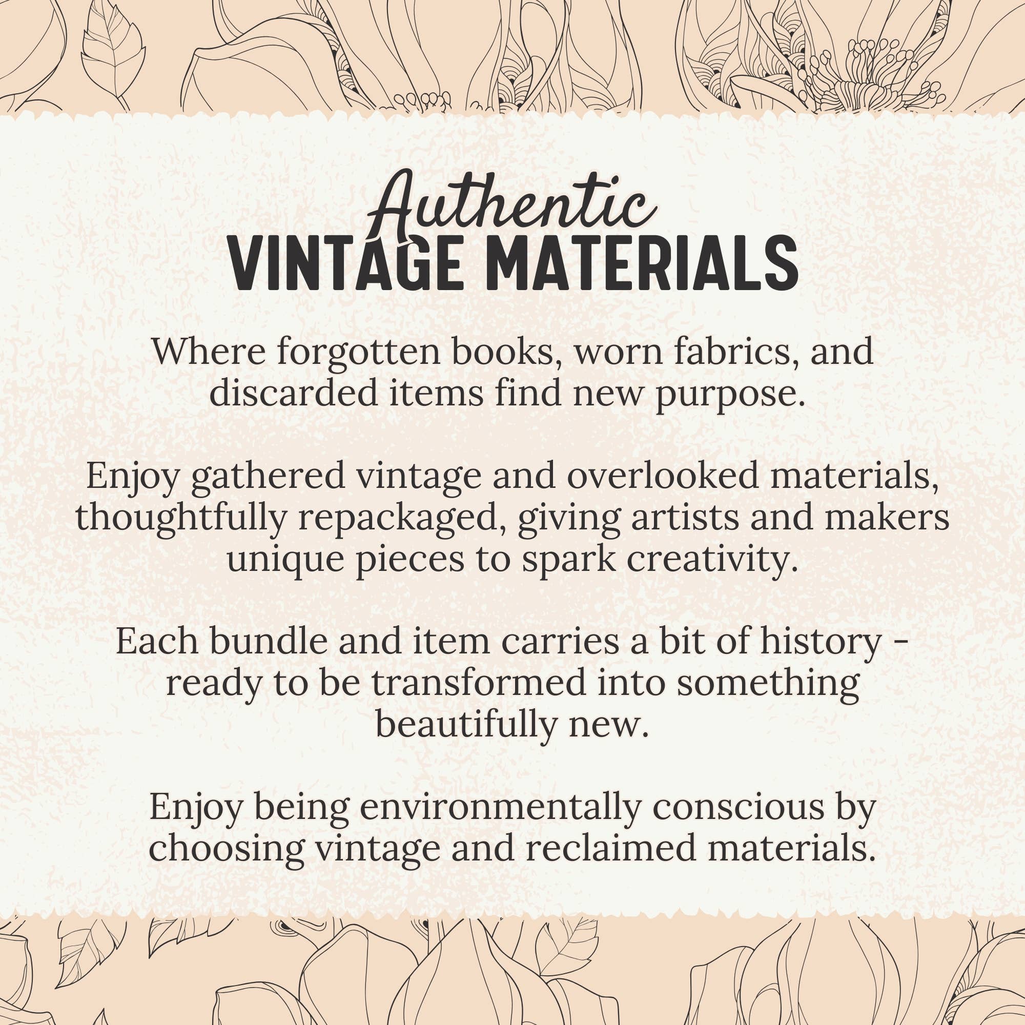 Vintage Mixed Media Journal- 9x12 inch Art Journal