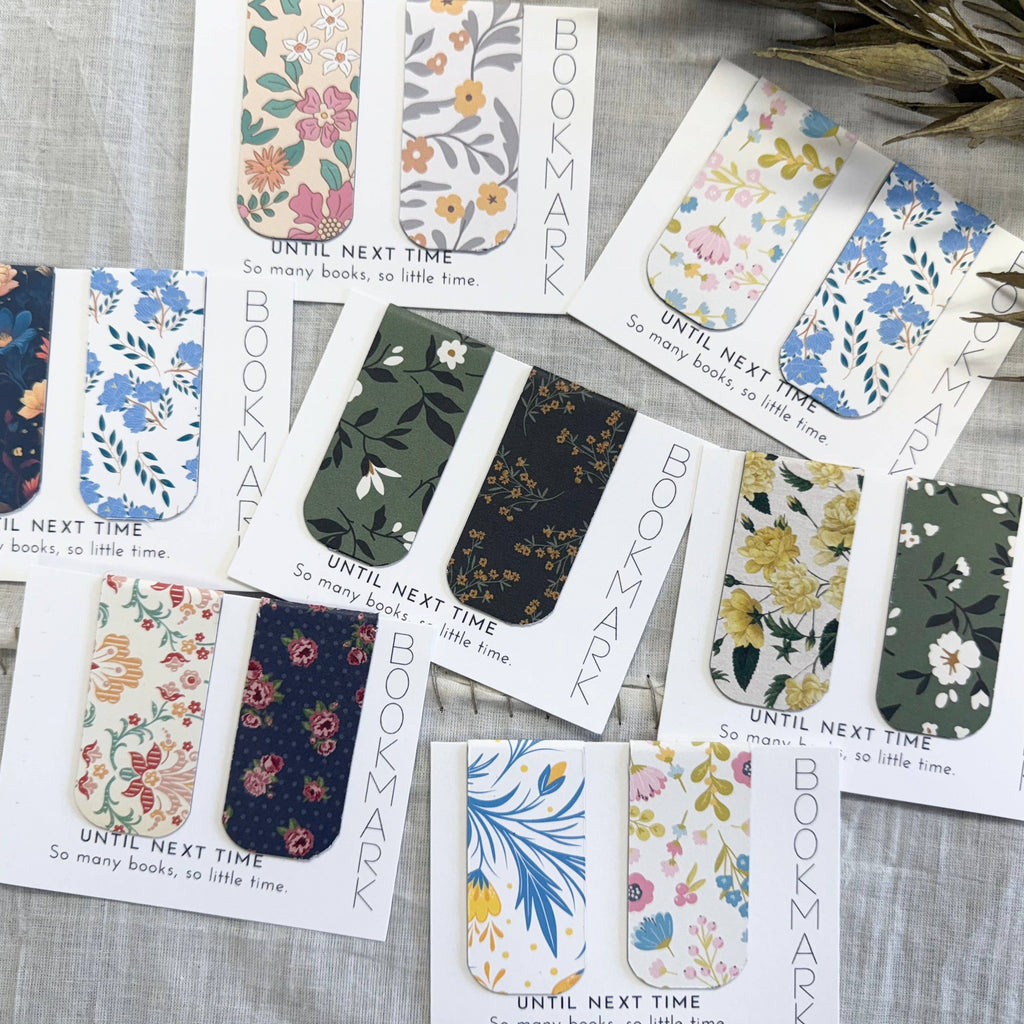 Floral Magnet Bookmarks