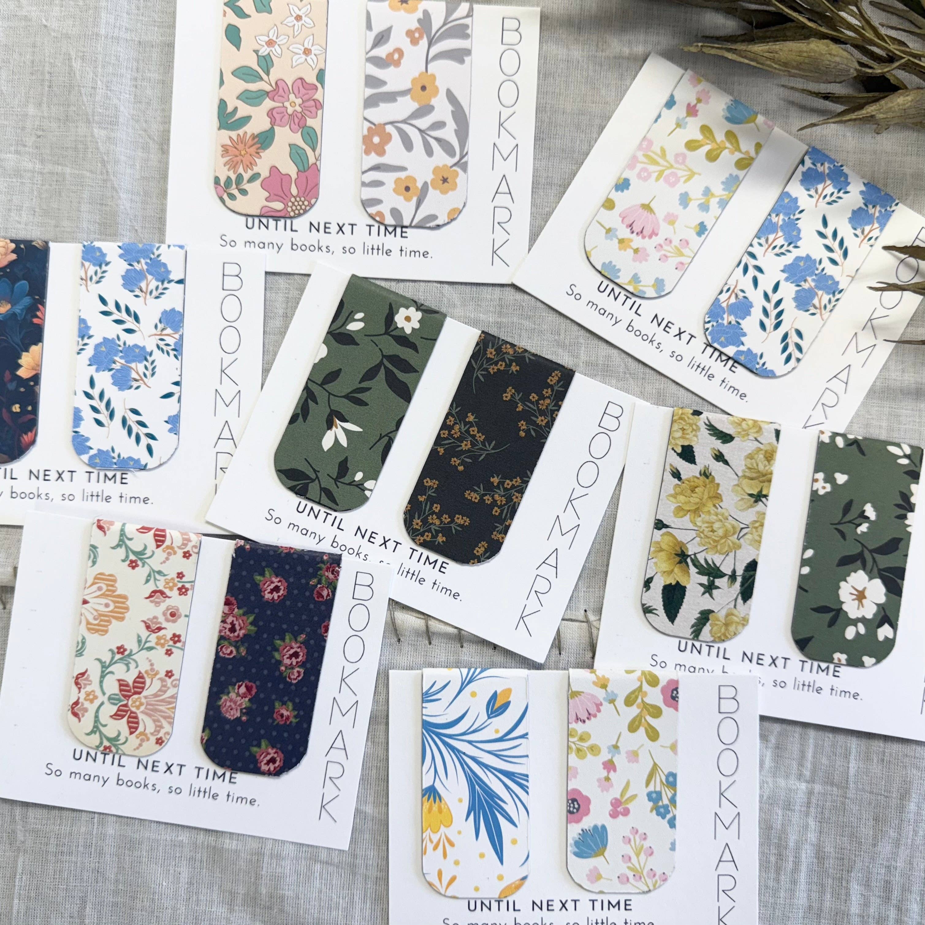 Floral Magnet Bookmarks