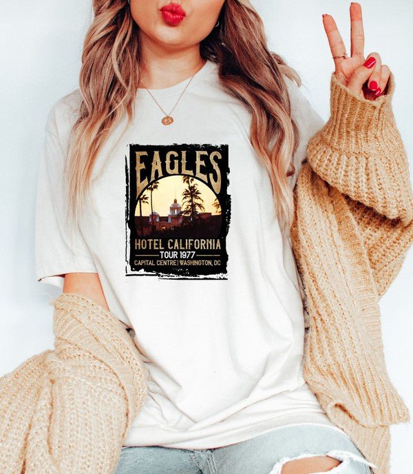 Eagles Hotel California Music Fest Tee - RaeLynns Boutique