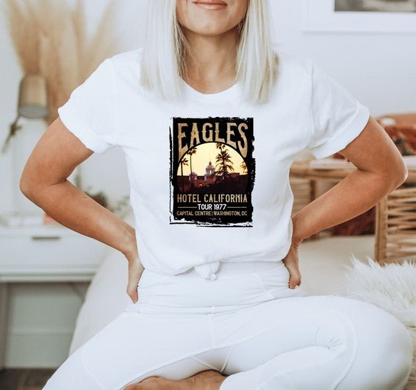 Eagles Hotel California Music Fest Tee - RaeLynns Boutique