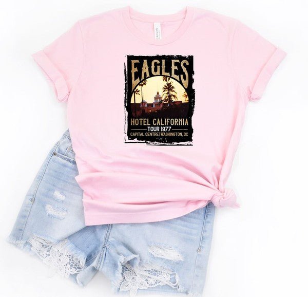 Eagles Hotel California Music Fest Tee - RaeLynns Boutique