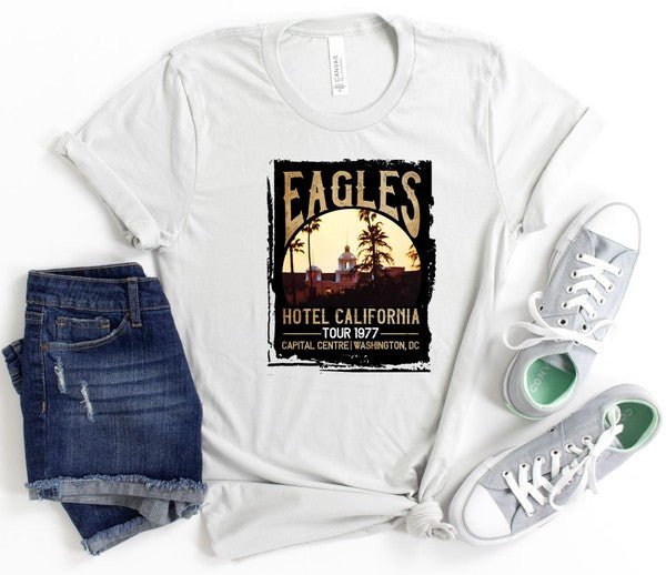 Eagles Hotel California Music Fest Tee - RaeLynns Boutique