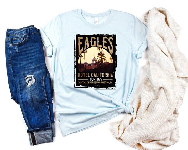 Eagles Hotel California Music Fest Tee - RaeLynns Boutique