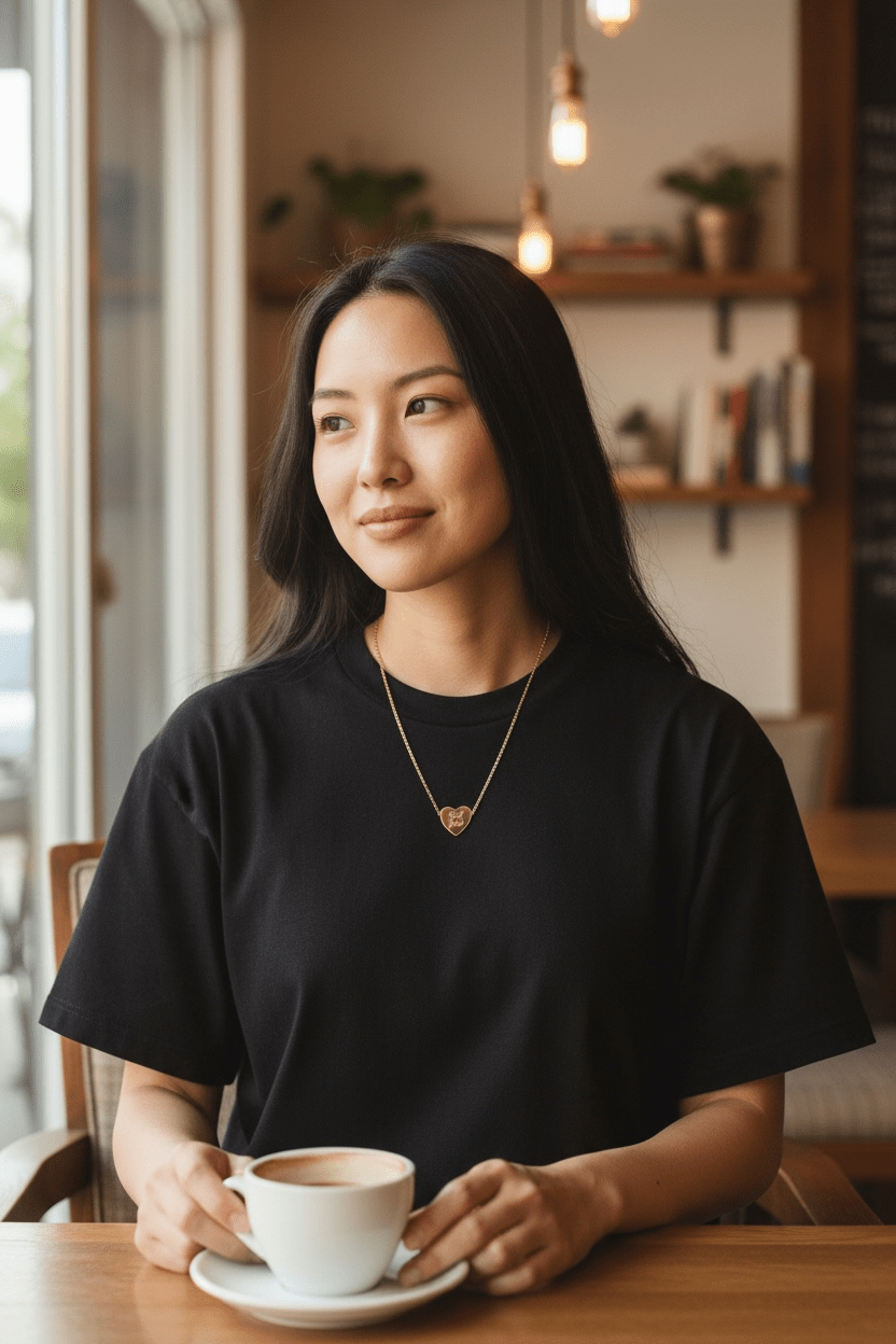 God First heart Necklace | Engraved Religious Scripture Pendant, Faith Jewelry - RaeLynns Boutique