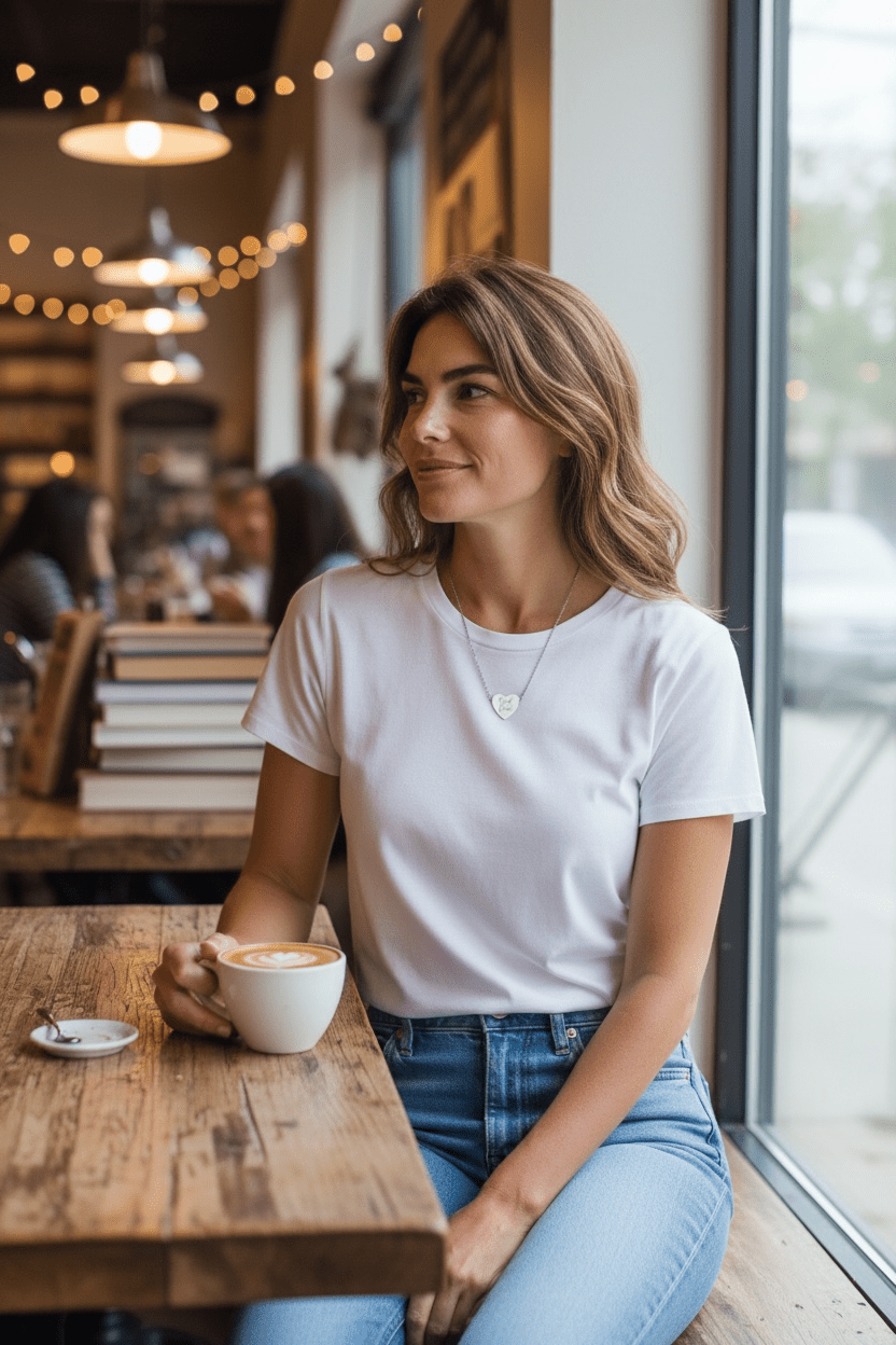 God First heart Necklace | Engraved Religious Scripture Pendant, Faith Jewelry - RaeLynns Boutique