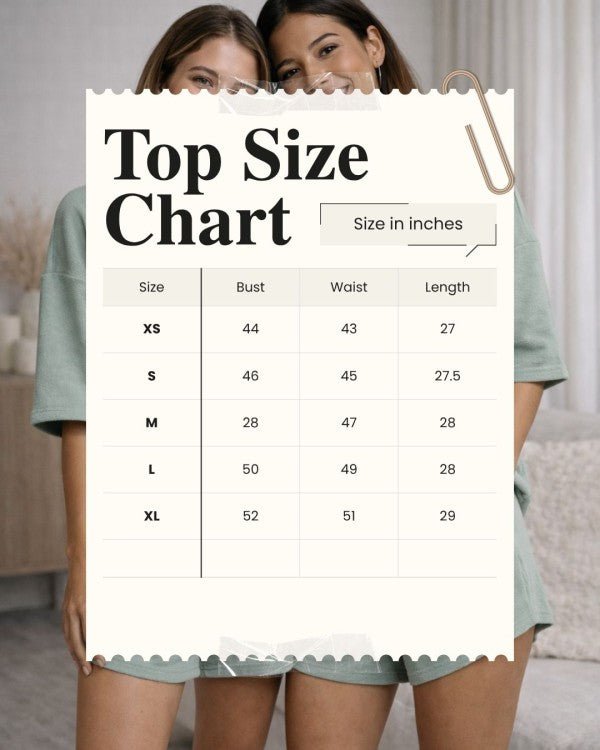 GREEN SAGE Aqualux Lounge Set – Top & Shorts - Raelynns&Co