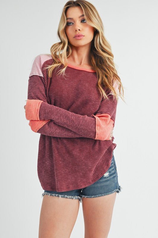 Gretel Colorblock Layering Top - RaeLynns Boutique