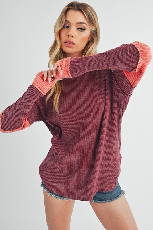 Gretel Colorblock Layering Top - RaeLynns Boutique