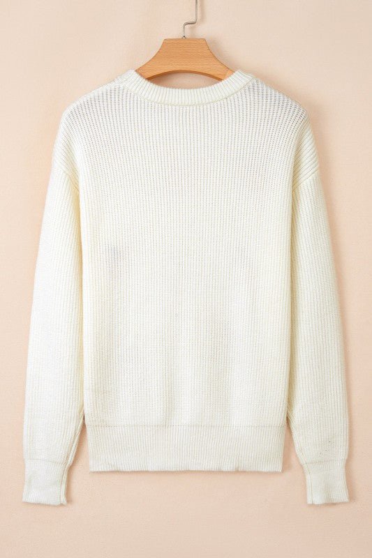 Halloween Pumpkin Embroidered Ribbed Thanksgiving - RaeLynns Boutique