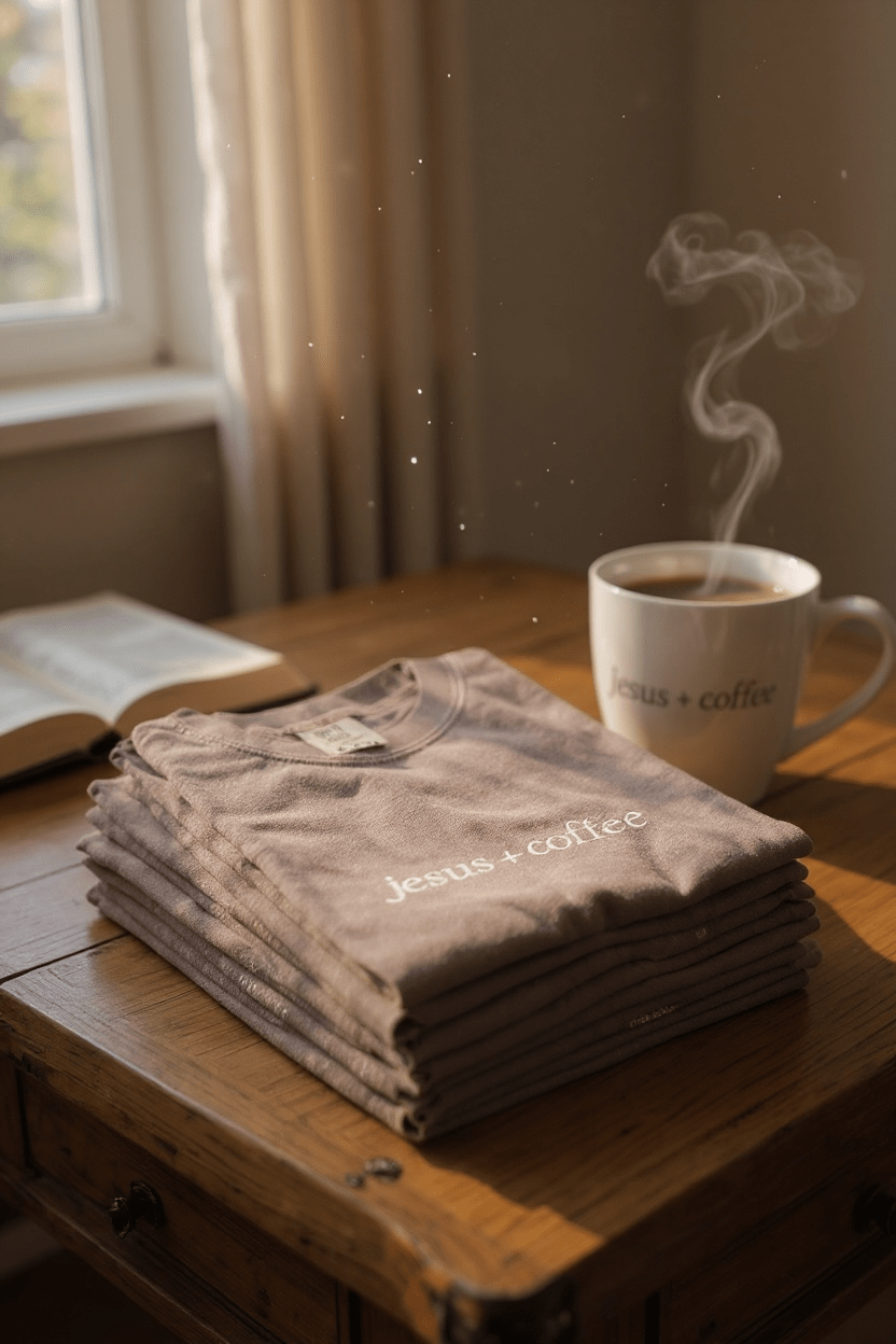 Jesus + Coffee T-Shirt - RaeLynns Boutique