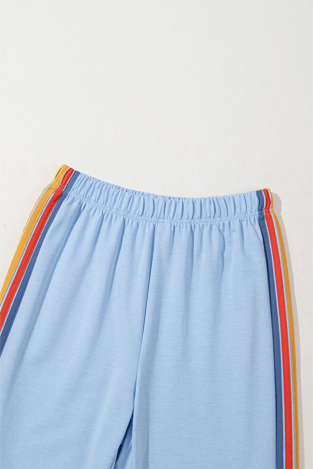 Light Blue Counting Rainbows High Waist Sweatpants - Raelynns&Co