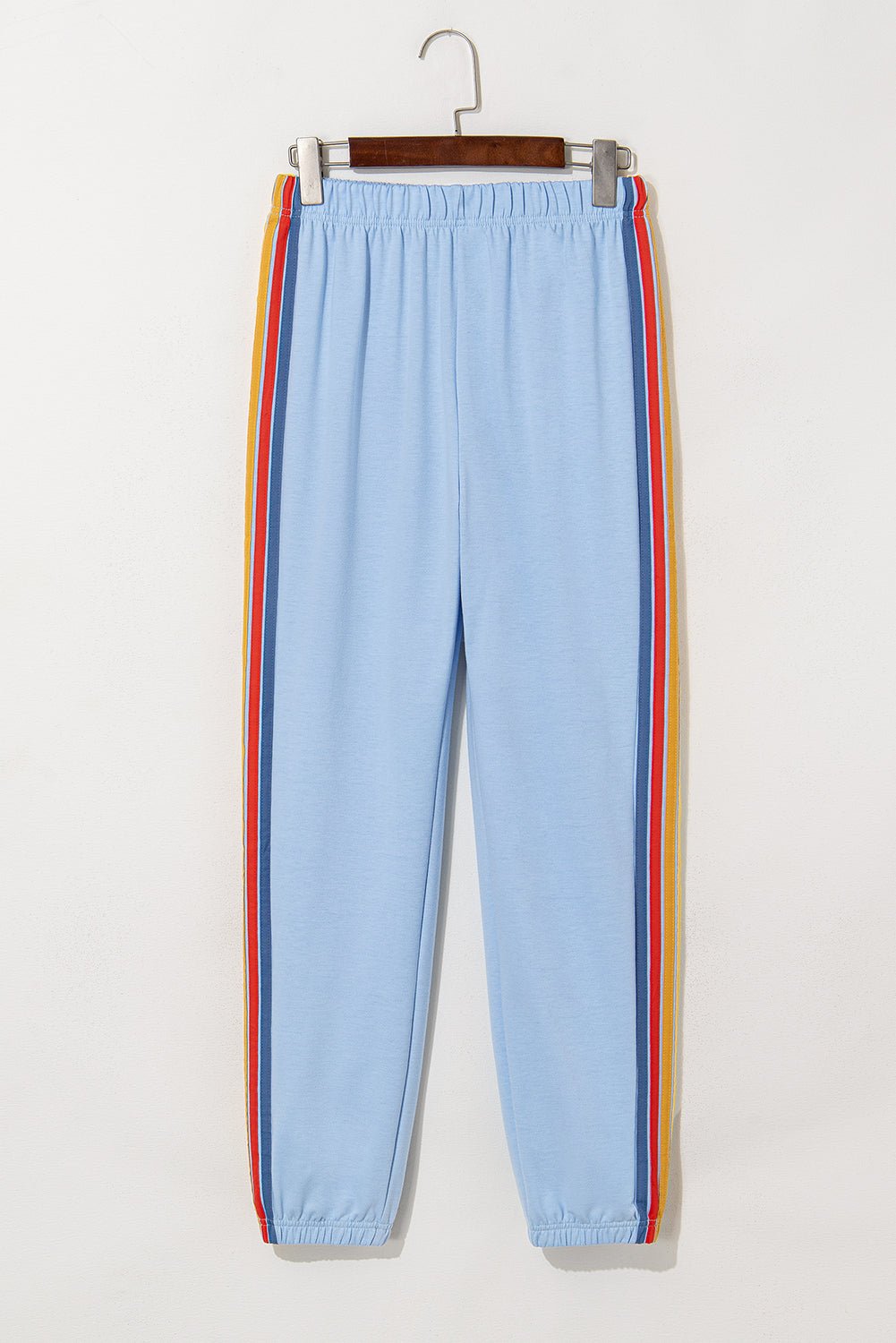 Light Blue Counting Rainbows High Waist Sweatpants - Raelynns&Co