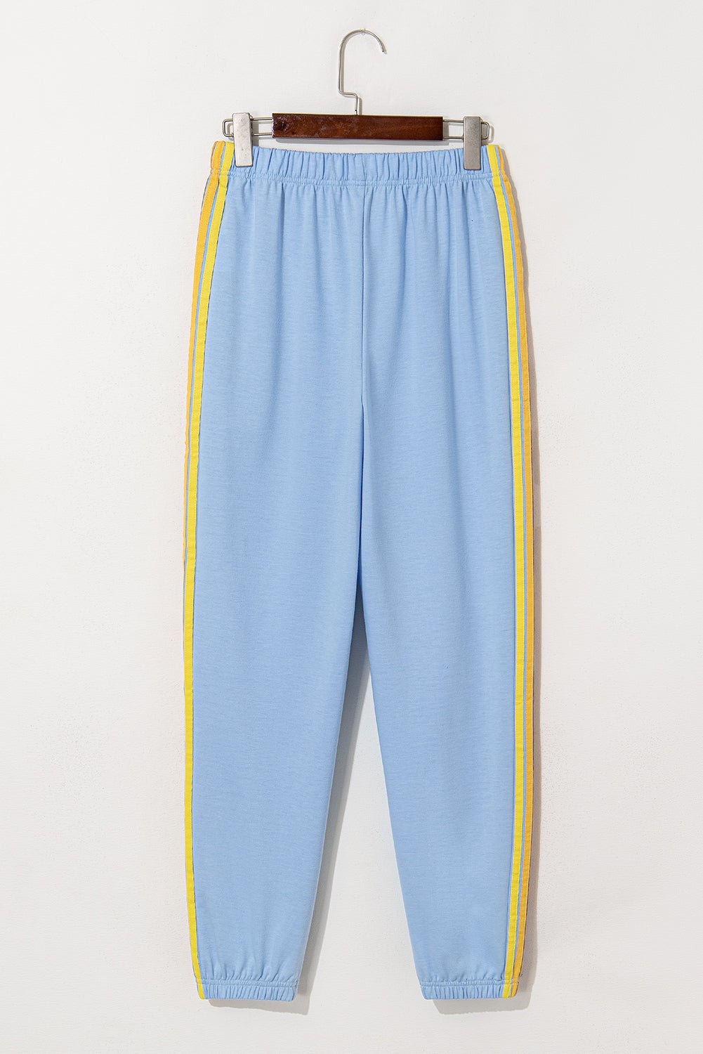 Light Blue Counting Rainbows High Waist Sweatpants - Raelynns&Co