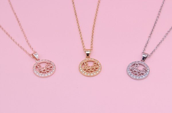 Mama Pendant Necklace Set - RaeLynns Boutique