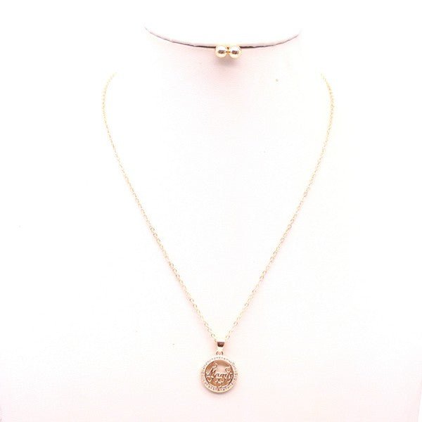 Mama Pendant Necklace Set - RaeLynns Boutique