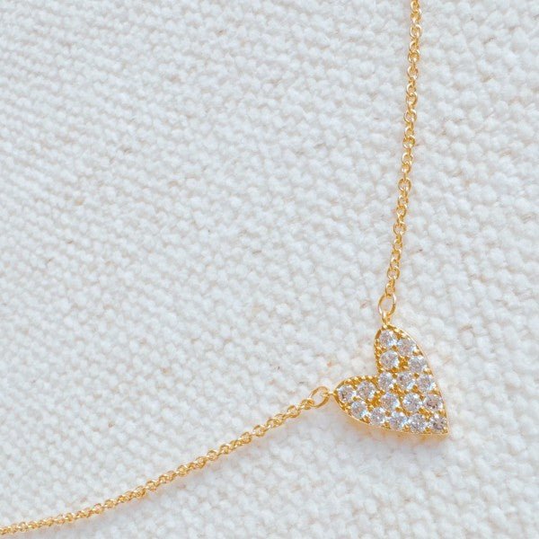 Mini Heart Big Love Necklace - RaeLynns Boutique