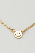 mini smiley face on a delicate chain necklace - RaeLynns Boutique