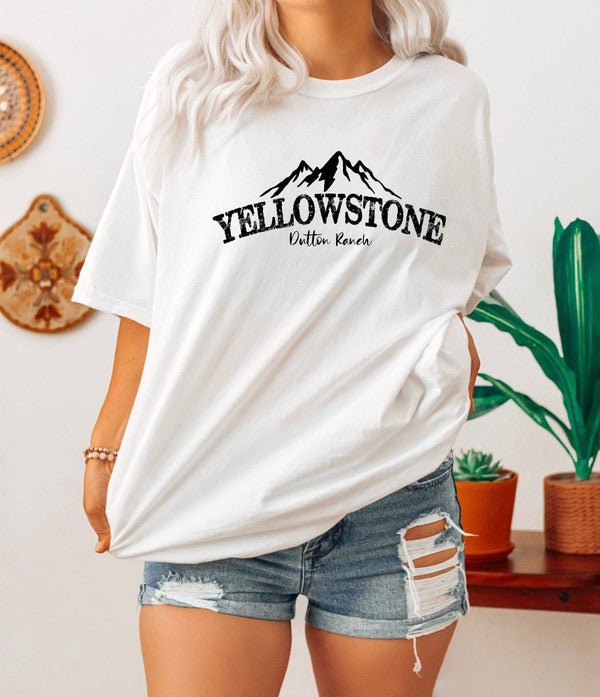 Mountains Yellowstone Dutton Ranch Boutique Tee - RaeLynns Boutique