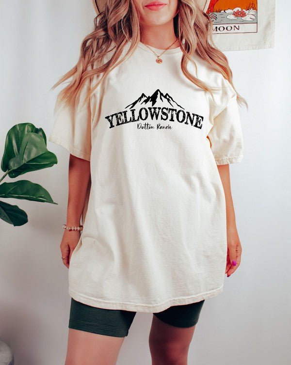 Mountains Yellowstone Dutton Ranch Boutique Tee - RaeLynns Boutique