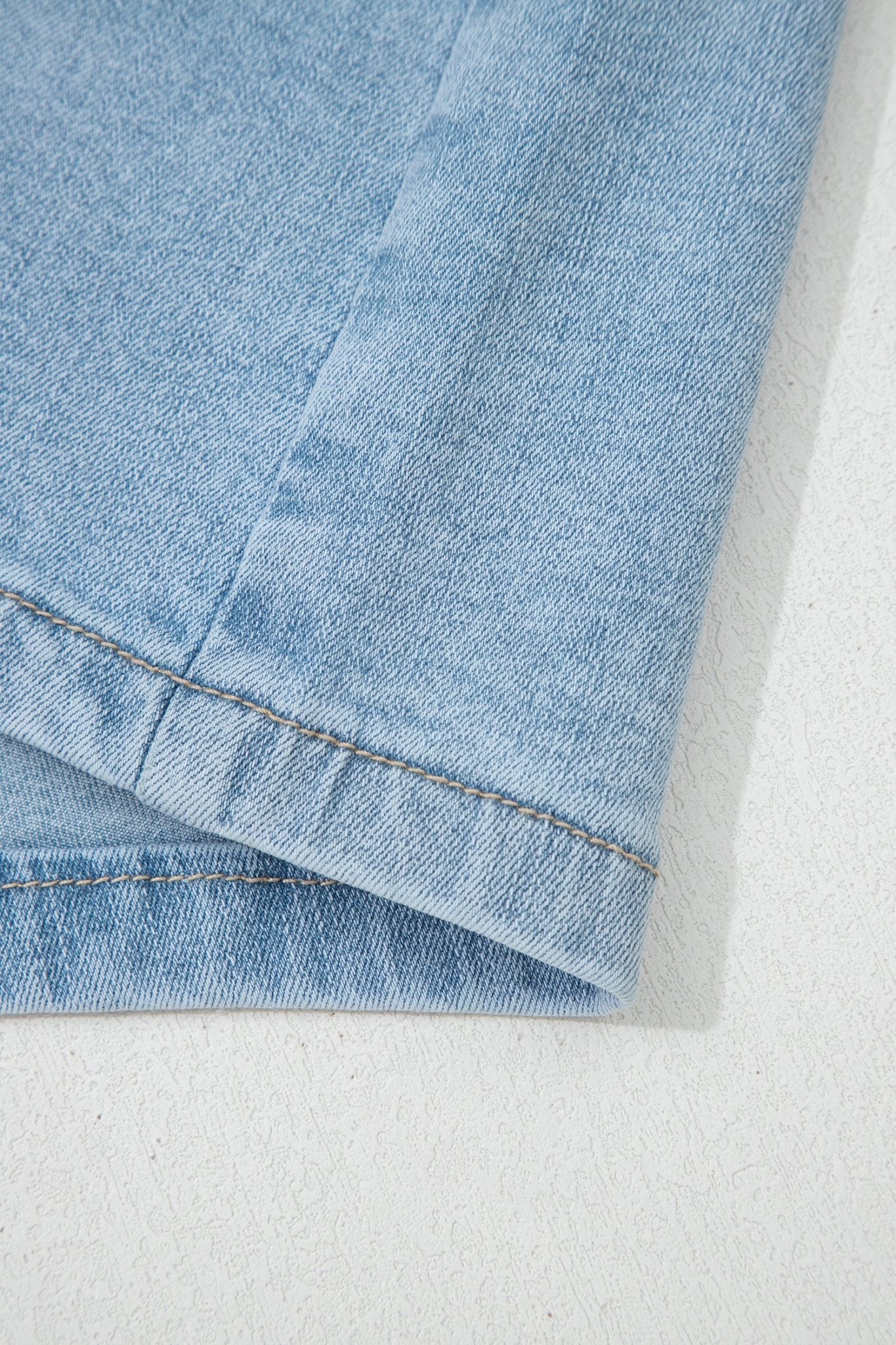 Myosotis High Rise Patch Pocket Denim Shorts - Raelynns&Co