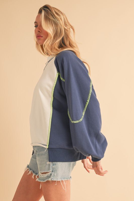 Nya Colorblock Sweater - RaeLynns Boutique