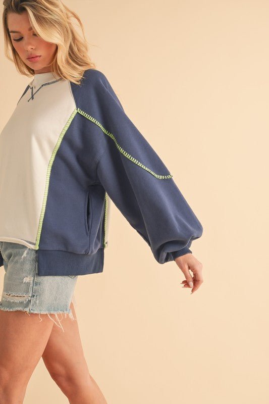 Nya Colorblock Sweater - RaeLynns Boutique