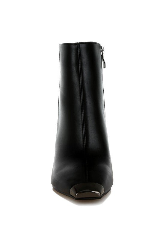 Orca Metallic Cap Toe Faux Leather Boots - RaeLynns Boutique