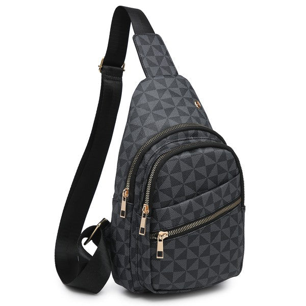 Pattern Sling Backpack - RaeLynns Boutique