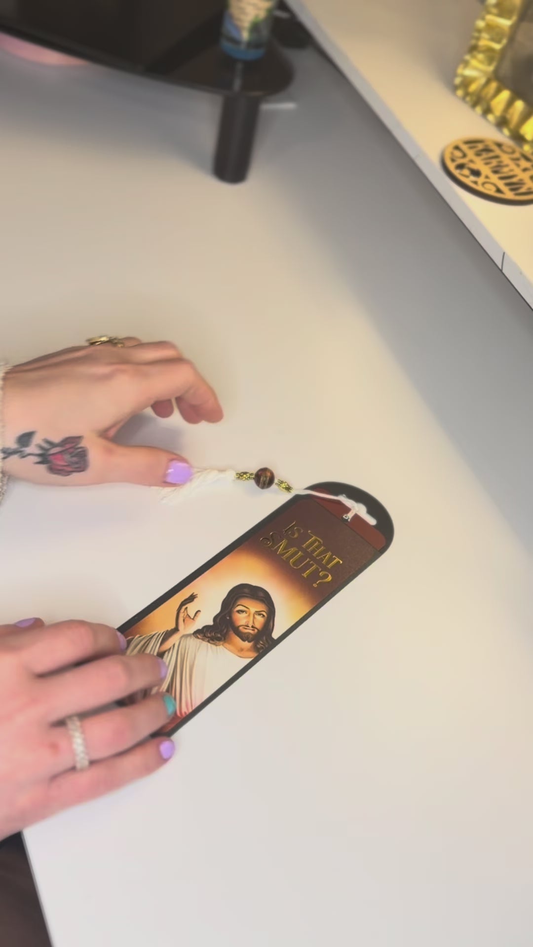 Is That Smut? Beaded Bookmark