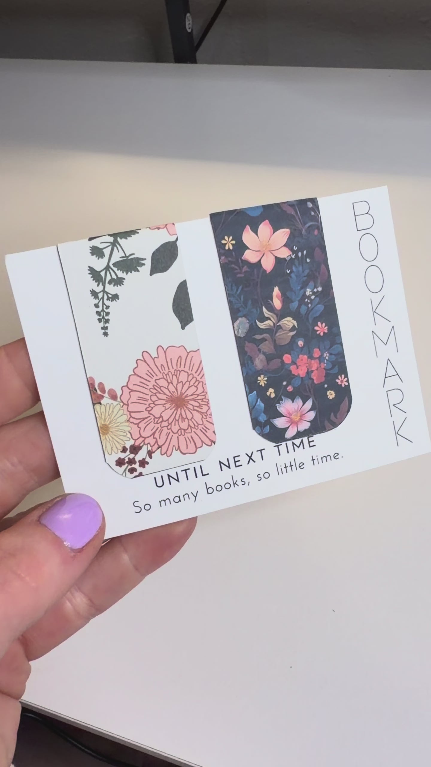 Floral Magnet Bookmarks