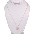 Rhinestone Heart Shape Necklace Earring Set - RaeLynns Boutique