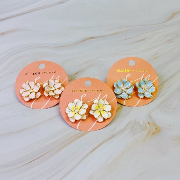 Scarlett Art Of Flower Earrings - RaeLynns Boutique