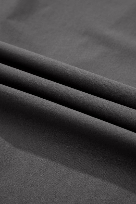 Solid Elastic High Waist Pocketed Cargo Jogger Pan - RaeLynns Boutique